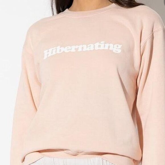 SUBURBAN RIOT Women’s Top Hibernating Willow Sweatshirt Size XSmall Blush Pink - Picture 4 of 5